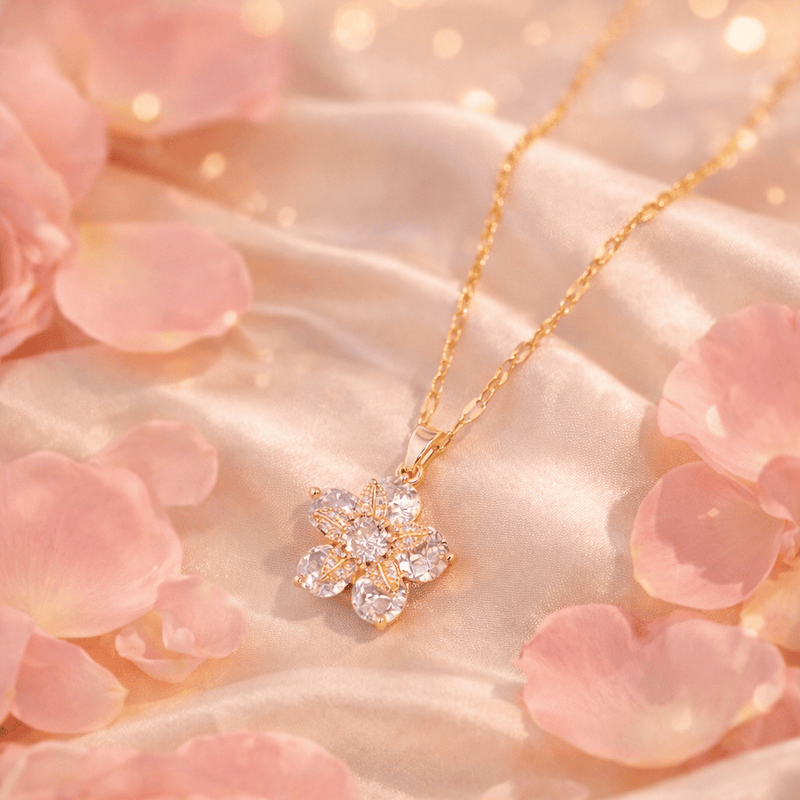 Shoperly C-271-18k Gold Plated Stainless Steel Tarnish Free Waterproof Female Jewellery