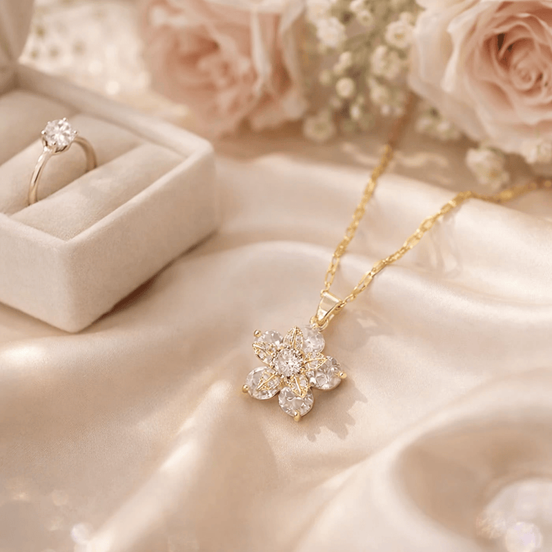 Shoperly C-271-18k Gold Plated Stainless Steel Tarnish Free Waterproof Female Jewellery