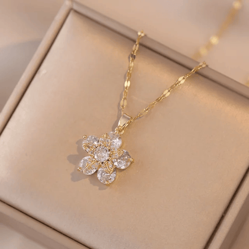 Shoperly C-271-18k Gold Plated Stainless Steel Tarnish Free Waterproof Female Jewellery