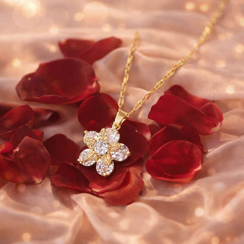 Shoperly C-271-18k Gold Plated Stainless Steel Tarnish Free Waterproof Female Jewellery