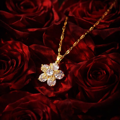 Shoperly C-271-18k Gold Plated Stainless Steel Tarnish Free Waterproof Female Jewellery