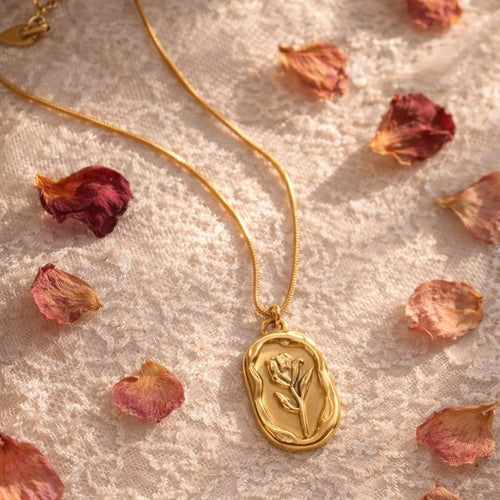 Shoperly C-272 18k Gold Plated Stainless Steel Tarnish Free Waterproof Female Jewellery