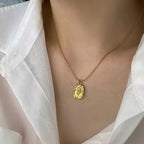 Shoperly C-272 18k Gold Plated Stainless Steel Tarnish Free Waterproof Female Jewellery