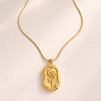 Shoperly C-272 18k Gold Plated Stainless Steel Tarnish Free Waterproof Female Jewellery