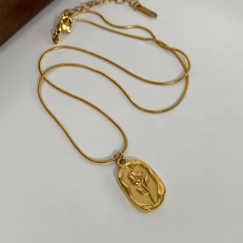Shoperly C-272 18k Gold Plated Stainless Steel Tarnish Free Waterproof Female Jewellery