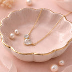 Shoperly C-273 18k Gold Plated Stainless Steel Tarnish Free Waterproof Female Jewellery