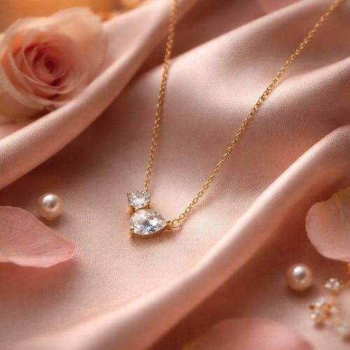 Shoperly C-273 18k Gold Plated Stainless Steel Tarnish Free Waterproof Female Jewellery