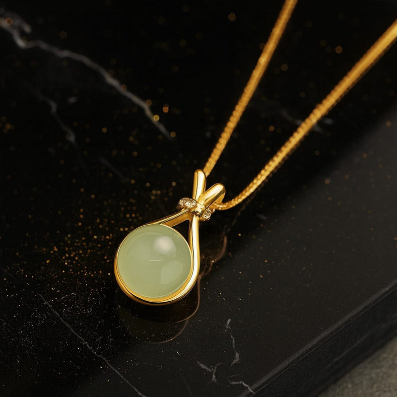 Shoperly C-275 (GREEN, WHITE) 18k Gold Plated Stainless Steel Tarnish Free Waterproof Female Jewellery