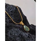 Shoperly C-277 18k Gold Plated Stainless Steel Tarnish Free Waterproof Female Jewellery