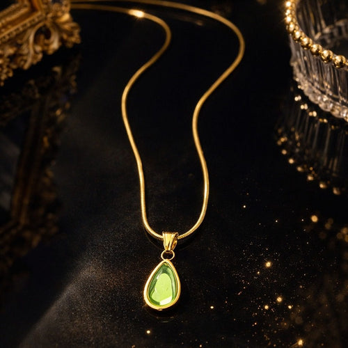 Shoperly C-277 18k Gold Plated Stainless Steel Tarnish Free Waterproof Female Jewellery