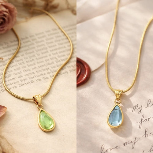 Shoperly C-277 18k Gold Plated Stainless Steel Tarnish Free Waterproof Female Jewellery
