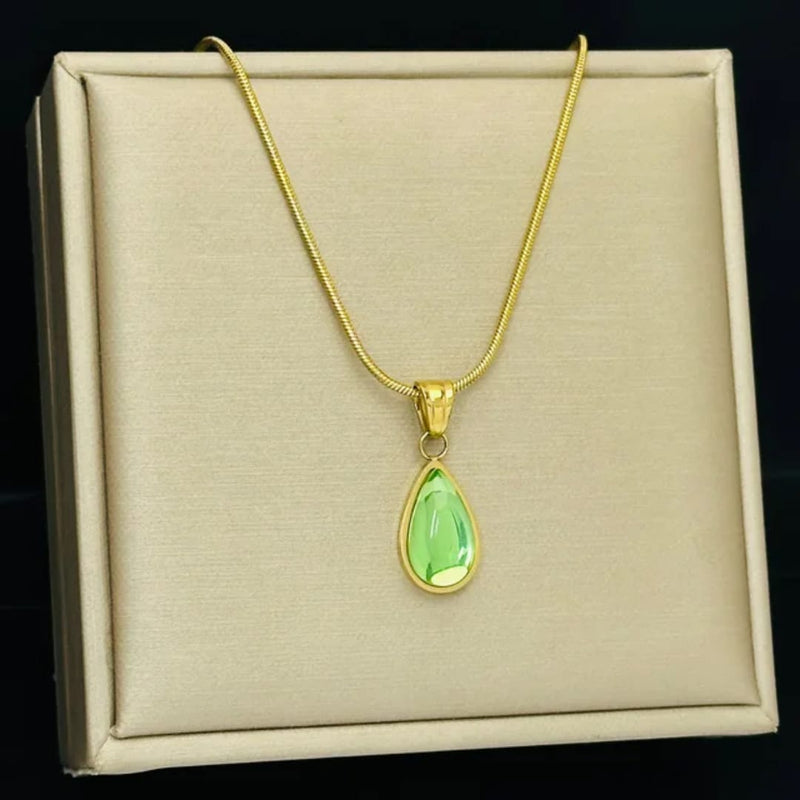Shoperly C-277 18k Gold Plated Stainless Steel Tarnish Free Waterproof Female Jewellery