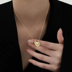 Shoperly C-284 18k Gold Plated Stainless Steel Tarnish Free Waterproof Female Jewellery