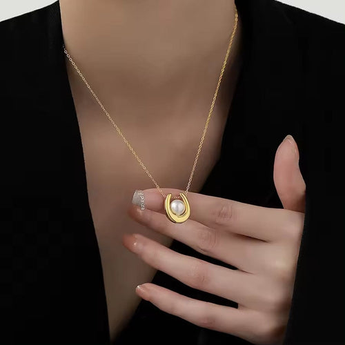 Shoperly C-284 18k Gold Plated Stainless Steel Tarnish Free Waterproof Female Jewellery