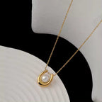 Shoperly C-284 18k Gold Plated Stainless Steel Tarnish Free Waterproof Female Jewellery