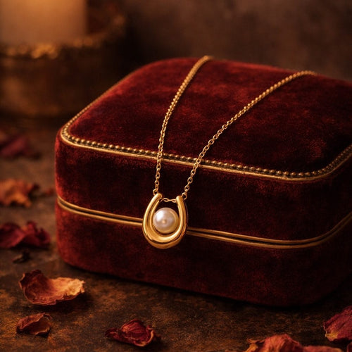 Shoperly C-284 18k Gold Plated Stainless Steel Tarnish Free Waterproof Female Jewellery