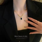 Shoperly C-285 18k Gold Plated Stainless Steel Tarnish Free Waterproof Female Jewellery