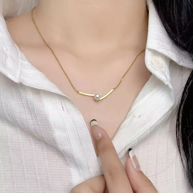 Shoperly C-287 18k Gold Plated Stainless Steel Tarnish Free Waterproof Female Jewellery