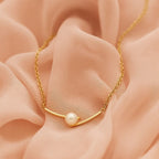 Shoperly C-287 18k Gold Plated Stainless Steel Tarnish Free Waterproof Female Jewellery
