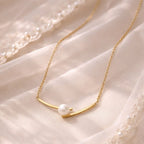 Shoperly C-287 18k Gold Plated Stainless Steel Tarnish Free Waterproof Female Jewellery