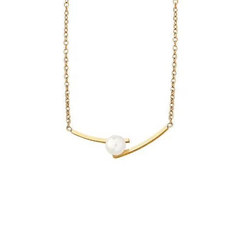 Shoperly C-287 18k Gold Plated Stainless Steel Tarnish Free Waterproof Female Jewellery
