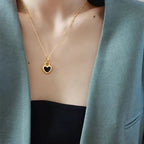 Shoperly C-289 18k Gold Plated Stainless Steel Tarnish Free Waterproof Female Jewellery
