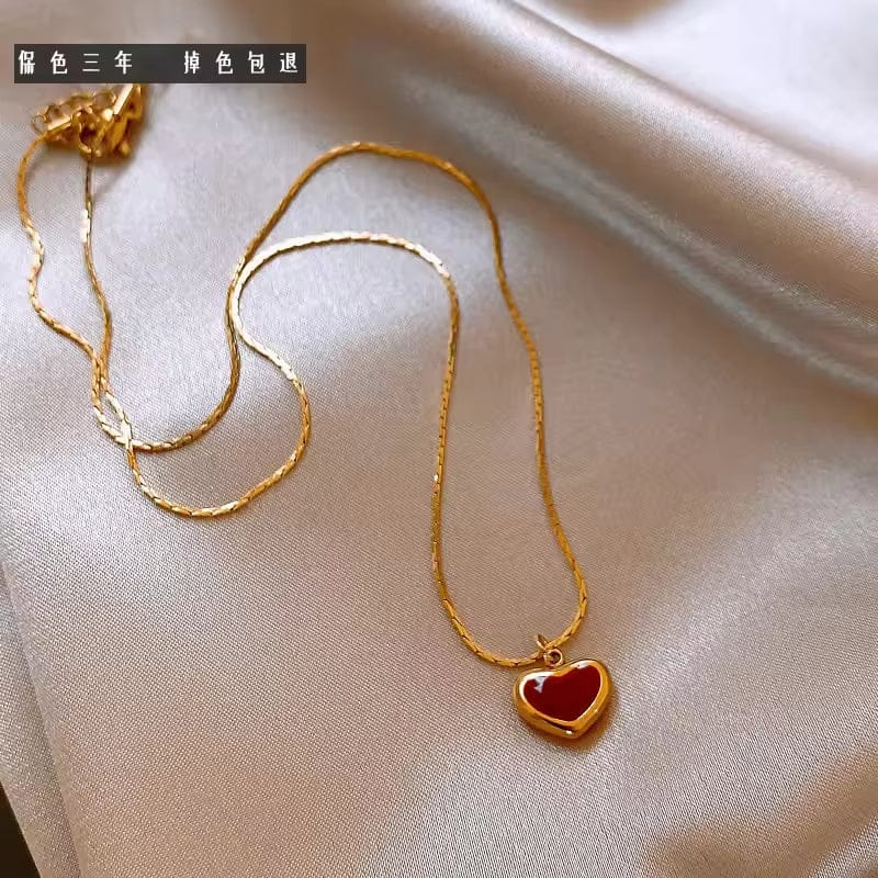 Shoperly C-290 18k Gold Plated Stainless Steel Tarnish Free Waterproof Female Jewellery