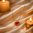 Shoperly C-290 18k Gold Plated Stainless Steel Tarnish Free Waterproof Female Jewellery