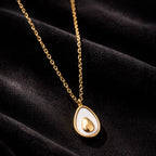 Shoperly C-291 18k Gold Plated Stainless Steel Tarnish Free Waterproof Female Jewellery