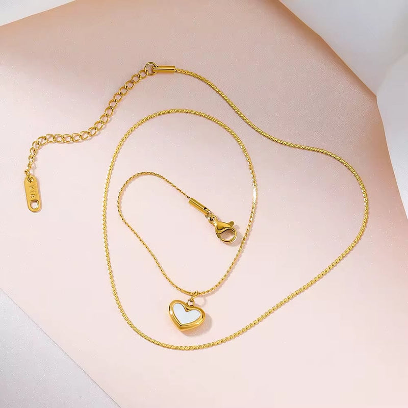 Shoperly C-292 18k Gold Plated Stainless Steel Tarnish Free Waterproof Female Jewellery