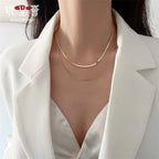 Shoperly C-295 18k Gold Plated Stainless Steel Tarnish Free Waterproof Female Jewellery