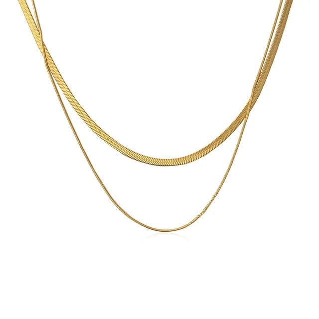 Shoperly C-295 18k Gold Plated Stainless Steel Tarnish Free Waterproof Female Jewellery