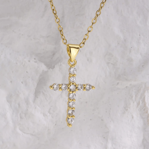 Shoperly C-296 18k Gold Plated Stainless Steel Tarnish Free Waterproof Female Jewellery