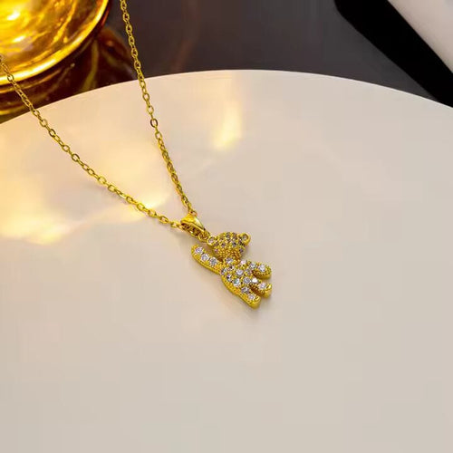 Shoperly C-297 18k Gold Plated Stainless Steel Tarnish Free Waterproof Female Jewellery
