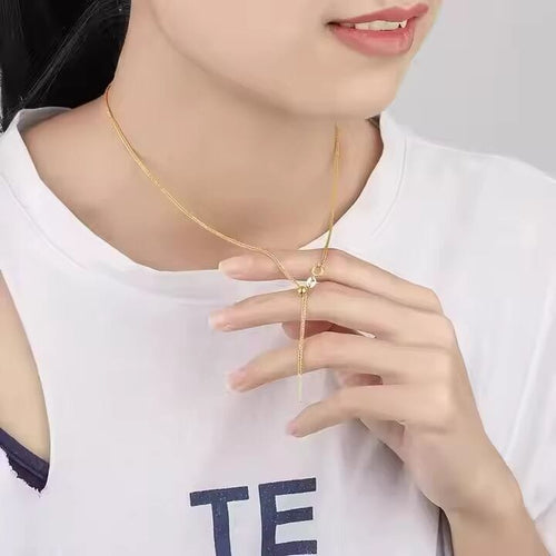 Shoperly C-300 18k Gold Plated Stainless Steel Tarnish Free Waterproof Female Jewellery
