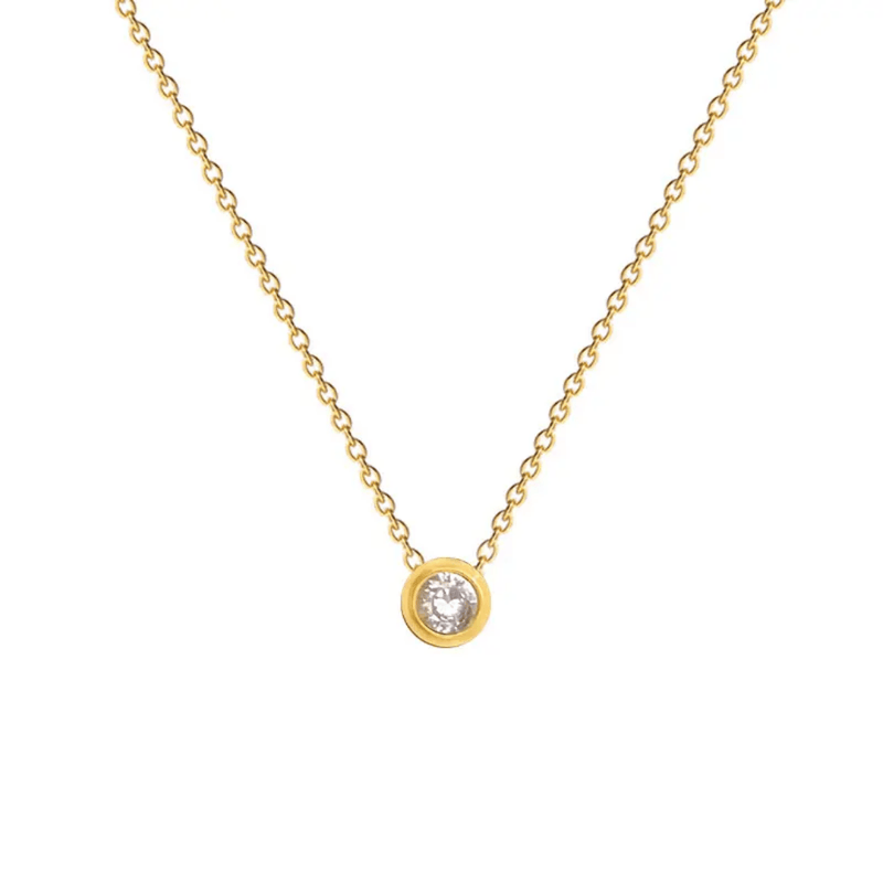 Shoperly C-301 18k Gold Plated Stainless Steel Tarnish Free Waterproof Female Jewellery