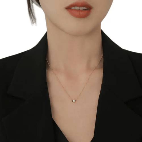 Shoperly C-301 18k Gold Plated Stainless Steel Tarnish Free Waterproof Female Jewellery