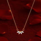 Shoperly C-302 18k Gold Plated Stainless Steel Tarnish Free Waterproof Female Jewellery