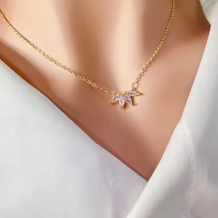 Shoperly C-302 18k Gold Plated Stainless Steel Tarnish Free Waterproof Female Jewellery