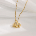Shoperly C-306 18k Gold Plated Stainless Steel Tarnish Free Waterproof Female Jewellery