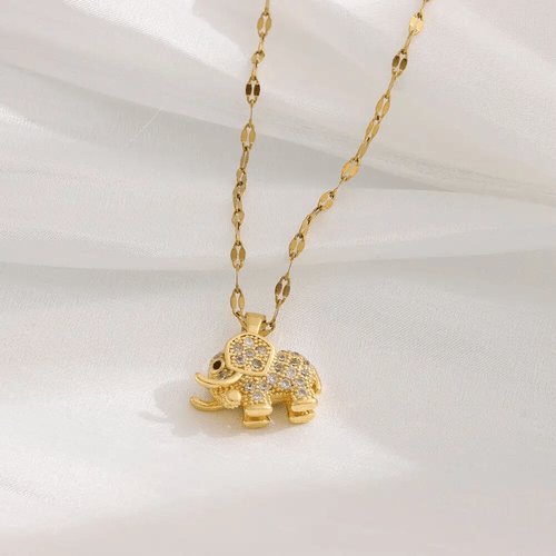 Shoperly C-306 18k Gold Plated Stainless Steel Tarnish Free Waterproof Female Jewellery