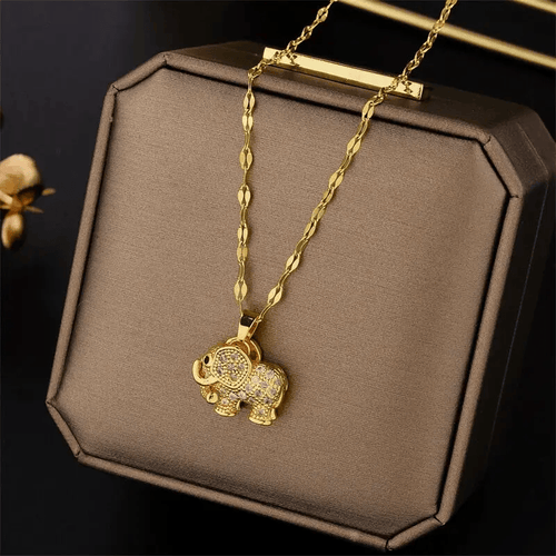 Shoperly C-306 18k Gold Plated Stainless Steel Tarnish Free Waterproof Female Jewellery