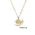 Shoperly C-306 18k Gold Plated Stainless Steel Tarnish Free Waterproof Female Jewellery