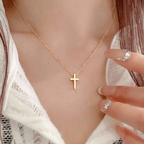 Shoperly C-310-18k Gold Plated Stainless Steel Tarnish Free Waterproof Female Jewellery