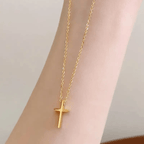 Shoperly C-310-18k Gold Plated Stainless Steel Tarnish Free Waterproof Female Jewellery