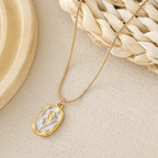 Shoperly C-311–18k Gold Plated Stainless Steel Tarnish Free Waterproof Female Jewellery