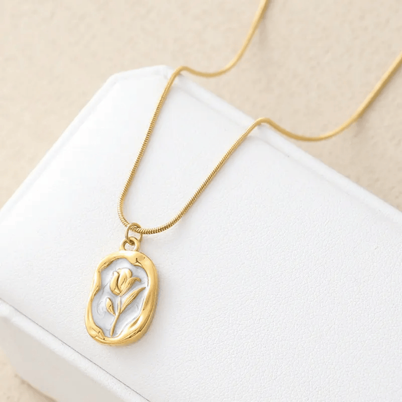 Shoperly C-311–18k Gold Plated Stainless Steel Tarnish Free Waterproof Female Jewellery