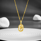 Shoperly C-311–18k Gold Plated Stainless Steel Tarnish Free Waterproof Female Jewellery