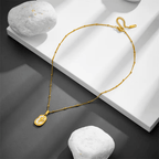 Shoperly C-311–18k Gold Plated Stainless Steel Tarnish Free Waterproof Female Jewellery