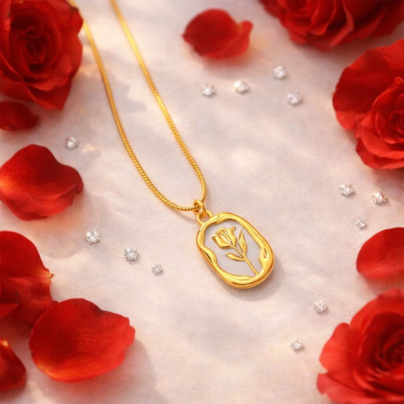Shoperly C-311–18k Gold Plated Stainless Steel Tarnish Free Waterproof Female Jewellery